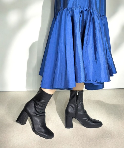 ASH（アッシュ）の「ASH/アッシュ【ECLAT BIS】ストレッチレザーヒールショートブーツ（ブーツ・レディース・ブラック/ホワイト・36/35/37/38）」の13枚目の写真