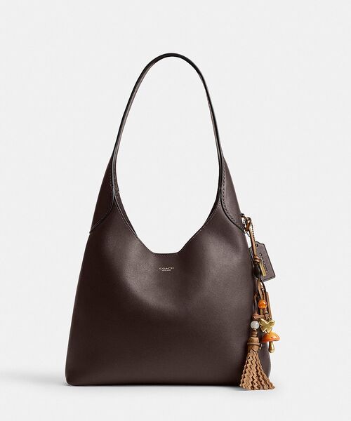 COACH(コーチ)の「マッシュルーム ヘリテージ レザー バッグ チャーム(キーホルダー・レディース・ブラウン系その他・ONE)」の2枚目の写真