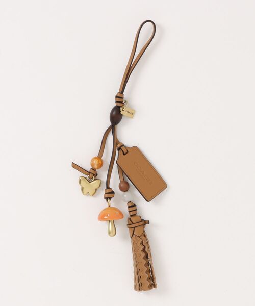 COACH(コーチ)の「マッシュルーム ヘリテージ レザー バッグ チャーム(キーホルダー・レディース・ブラウン系その他・ONE)」の3枚目の写真