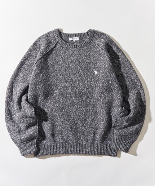 セール】【U.S. POLO ASSN.】ワンポイントロゴ ポニー刺繍 クルー