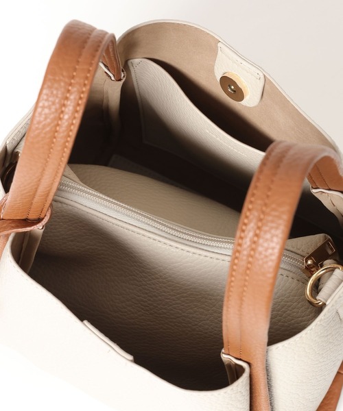 GLOBAL WORK（グローバルワーク）の「スペ軽変形5WAYBAG/580783（トートバッグ・レディース・ベージュ系2/ブラック系/シルバー/ブラック系9/アイボリー系7・ONE SIZE）」の8枚目の写真