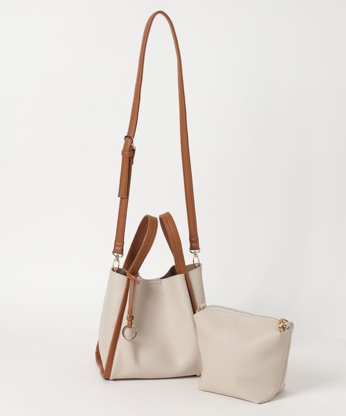 GLOBAL WORK（グローバルワーク）の「スペ軽変形5WAYBAG/580783（トートバッグ・レディース・ベージュ系2/ブラック系/シルバー/ブラック系9/アイボリー系7・ONE SIZE）」の9枚目の写真