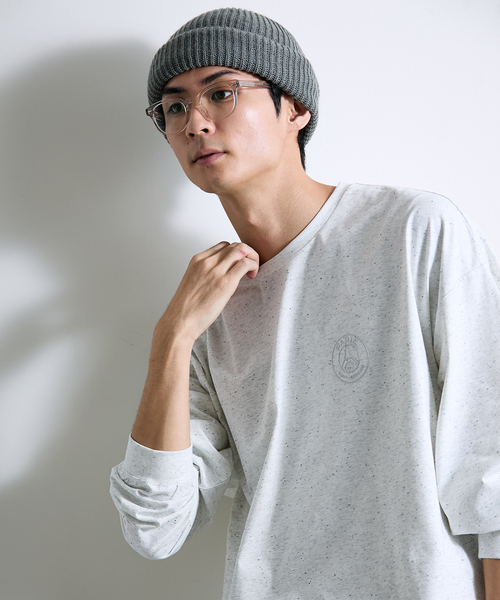 PARIS SAINT-GERMAIN(パリサンジェルマン)の「【Paris Saint-Germain / パリ・サン=ジェルマン】 JP STAINLESS EMBLEM LS(Tシャツ/カットソー・メンズ・ブラック/ライトグレー/グレー・LARGE/MEDIUM/X-LARGE)」の1枚目の写真