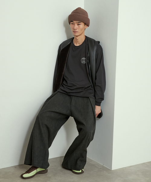 PARIS SAINT-GERMAIN(パリサンジェルマン)の「【Paris Saint-Germain / パリ・サン=ジェルマン】 JP STAINLESS EMBLEM LS(Tシャツ/カットソー・メンズ・ブラック/ライトグレー/グレー・LARGE/MEDIUM/X-LARGE)」の5枚目の写真