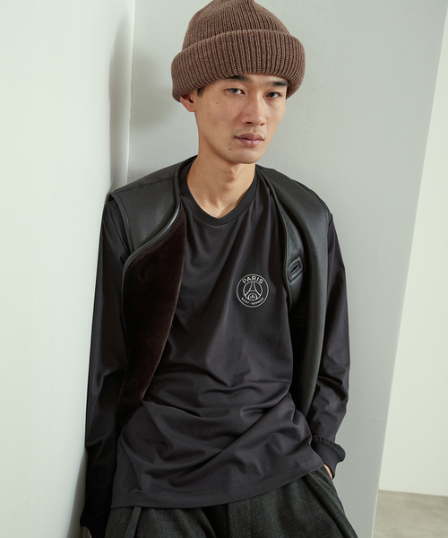 PARIS SAINT-GERMAIN(パリサンジェルマン)の「【Paris Saint-Germain / パリ・サン=ジェルマン】 JP STAINLESS EMBLEM LS(Tシャツ/カットソー・メンズ・ブラック/ライトグレー/グレー・LARGE/MEDIUM/X-LARGE)」の8枚目の写真
