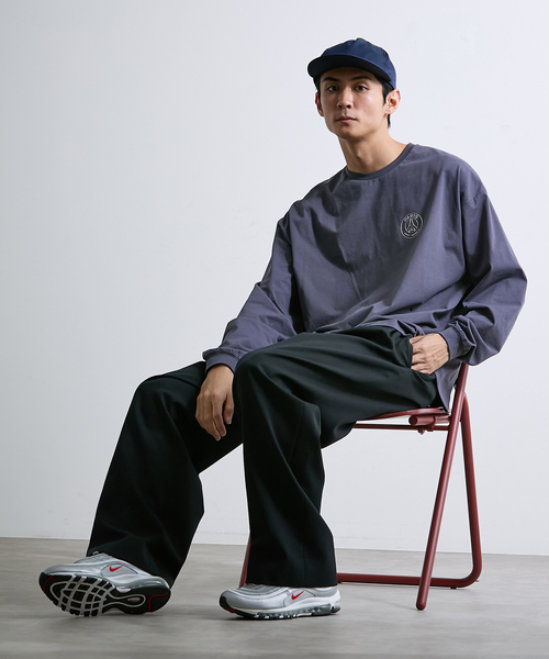 PARIS SAINT-GERMAIN(パリサンジェルマン)の「【Paris Saint-Germain / パリ・サン=ジェルマン】 JP STAINLESS EMBLEM LS(Tシャツ/カットソー・メンズ・ブラック/ライトグレー/グレー・LARGE/MEDIUM/X-LARGE)」の9枚目の写真