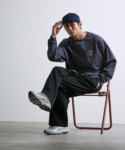 PARIS SAINT-GERMAIN(パリサンジェルマン)の「【Paris Saint-Germain / パリ・サン=ジェルマン】 JP STAINLESS EMBLEM LS(Tシャツ/カットソー・メンズ・ブラック/ライトグレー/グレー・LARGE/MEDIUM/X-LARGE)」の11枚目の写真