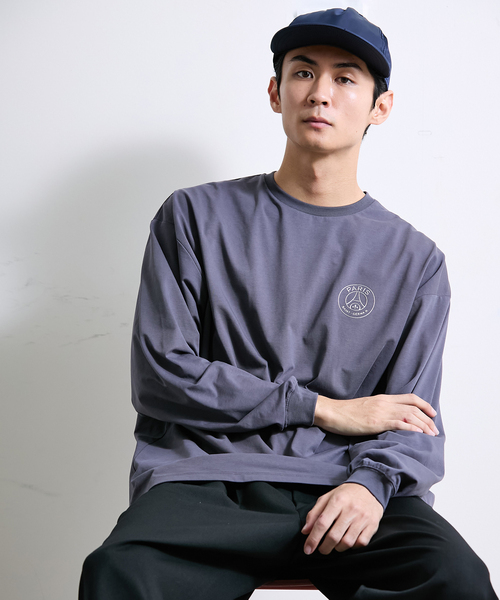 PARIS SAINT-GERMAIN(パリサンジェルマン)の「【Paris Saint-Germain / パリ・サン=ジェルマン】 JP STAINLESS EMBLEM LS(Tシャツ/カットソー・メンズ・ブラック/ライトグレー/グレー・LARGE/MEDIUM/X-LARGE)」の14枚目の写真