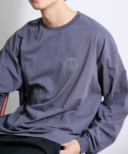 PARIS SAINT-GERMAIN(パリサンジェルマン)の「【Paris Saint-Germain / パリ・サン=ジェルマン】 JP STAINLESS EMBLEM LS(Tシャツ/カットソー・メンズ・ブラック/ライトグレー/グレー・LARGE/MEDIUM/X-LARGE)」の16枚目の写真