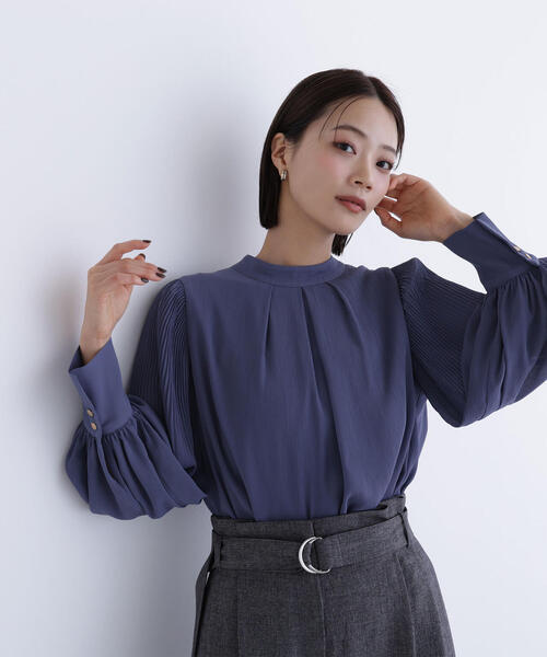 セール】◇楊柳プリーツブラウス（シャツ/ブラウス）｜NATURAL BEAUTY