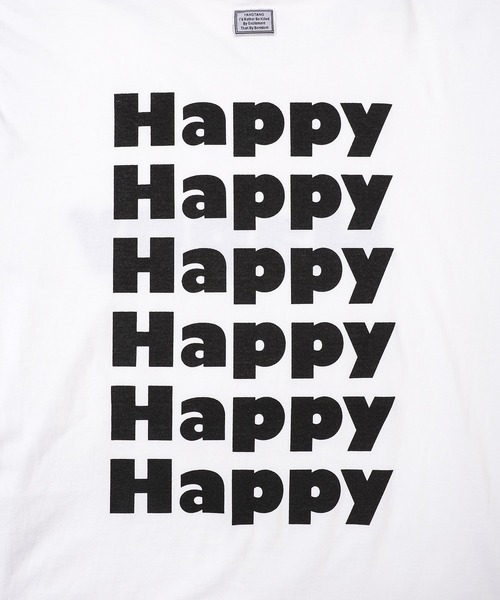 TANGTANG（タンタン）の「AIN'T/HAPPY（Tシャツ/カットソー・メンズ・ホワイト・XL/L/M/S）」の4枚目の写真