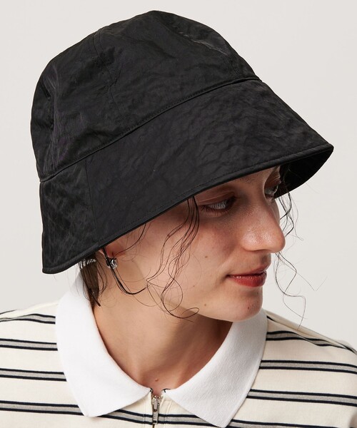 BEAUTY&YOUTH UNITED ARROWS(ビューティーアンドユースユナイテッドアローズ)の「ナイロン メトロハット(ハット・レディース・オリーブ/ブラック・FREE)」の2枚目の写真