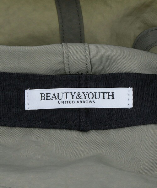 BEAUTY&YOUTH UNITED ARROWS(ビューティーアンドユースユナイテッドアローズ)の「ナイロン メトロハット(ハット・レディース・オリーブ/ブラック・FREE)」の6枚目の写真