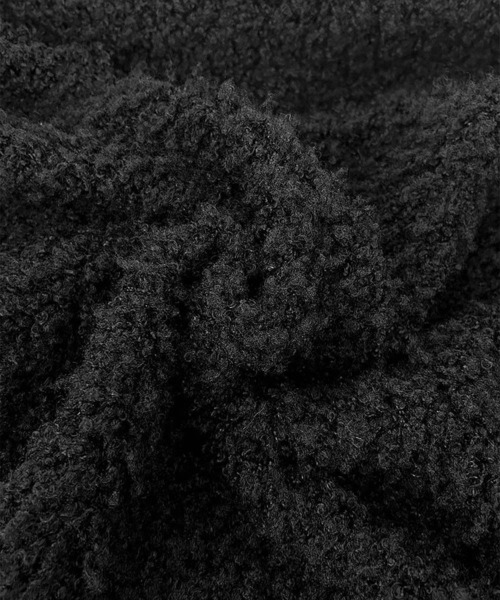 ELFRANK（エルフランク）の「シープボア Vネック ジャンパースカート ワンピース（ジャンパースカート・レディース・アイボリー/ブラック・FREE）」の18枚目の写真