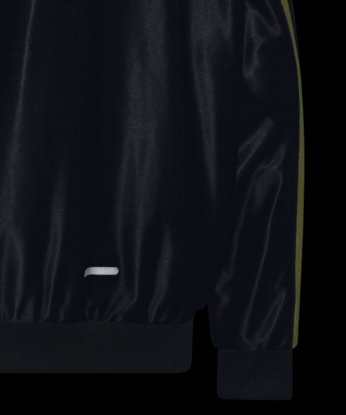 adidas（アディダス）の「STADIUM GOLD ルーズフィット トリコット ウォームアップ ジャケット キッズ / ジャージ / アディダス adidas（ジャージ・キッズ・ブラック×ゴールド/ブラック×ブラック/ホワイト・120/130/140/150/160）」の11枚目の写真