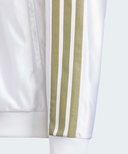 adidas（アディダス）の「STADIUM GOLD ルーズフィット トリコット ウォームアップ ジャケット キッズ / ジャージ / アディダス adidas（ジャージ・キッズ・ブラック×ゴールド/ブラック×ブラック/ホワイト・120/130/140/150/160）」の15枚目の写真