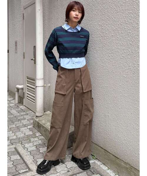 MURUA（ムルーア）の「スクエアソールベルトローファー（ローファー・レディース・ブラック/キャメル・22.5/23.5/24.5）」の19枚目の写真