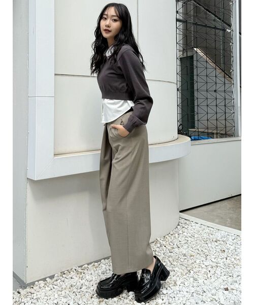 MURUA（ムルーア）の「スクエアソールベルトローファー（ローファー・レディース・ブラック/キャメル・22.5/23.5/24.5）」の20枚目の写真