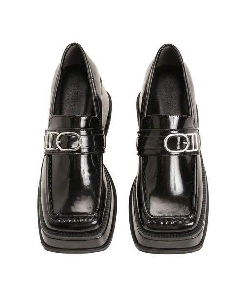 MURUA（ムルーア）の「スクエアソールベルトローファー（ローファー・レディース・ブラック/キャメル・22.5/23.5/24.5）」の3枚目の写真