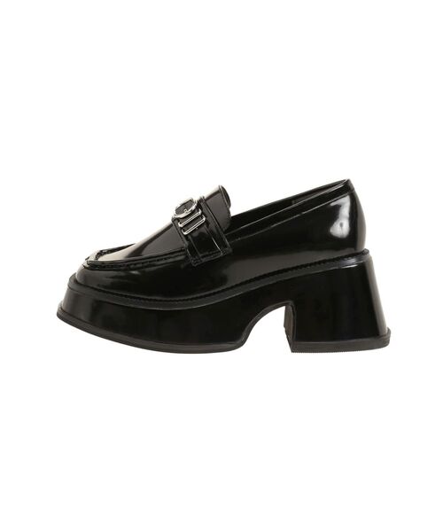 MURUA（ムルーア）の「スクエアソールベルトローファー（ローファー・レディース・ブラック/キャメル・22.5/23.5/24.5）」の4枚目の写真