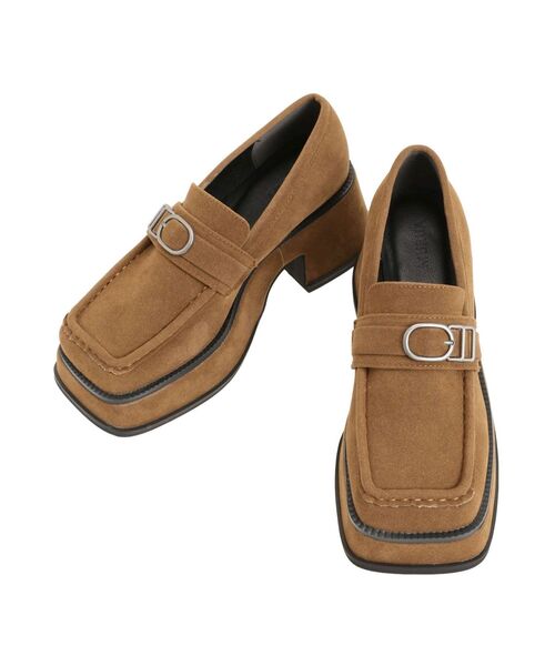 MURUA（ムルーア）の「スクエアソールベルトローファー（ローファー・レディース・ブラック/キャメル・22.5/23.5/24.5）」の9枚目の写真