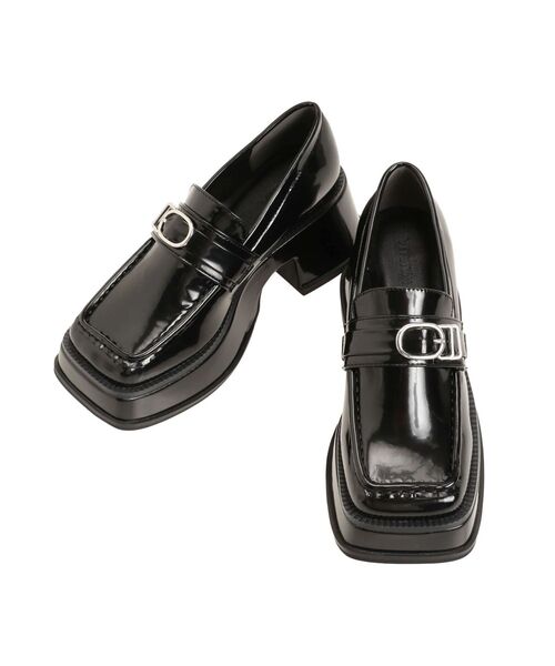 MURUA（ムルーア）の「スクエアソールベルトローファー（ローファー・レディース・ブラック/キャメル・22.5/23.5/24.5）」の10枚目の写真