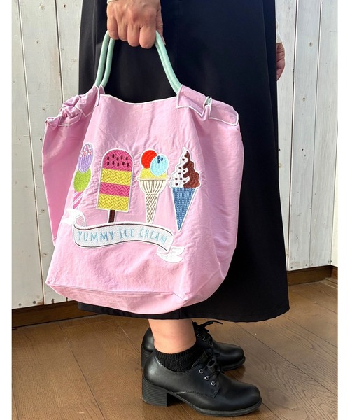 MAZEMAZE（マゼマゼ）の「8begin bag(Sサイズ)（トートバッグ・レディース・ネイビー/マスタード/キナリ/ブルー系その他/ベージュ/ブラウン/ピンク/ダークブラウン/ベージュ系その他/アイボリー/ブラック/グレー系その他/ベビーピンク/ブルー/グレー/ライトブラウン・FREE）」の16枚目の写真