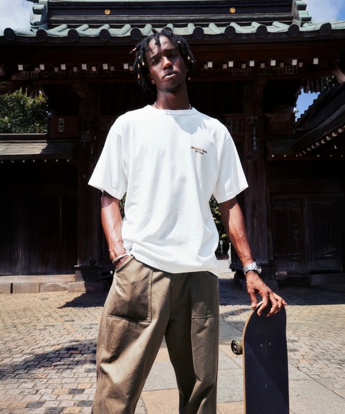 schott（ショット）の「Schott/ショット/EMB. TIGER T-SHIRT/刺繍 タイガーTシャツ（Tシャツ/カットソー・メンズ・ブラック/ホワイト・M/L/2XL/XL）」の7枚目の写真