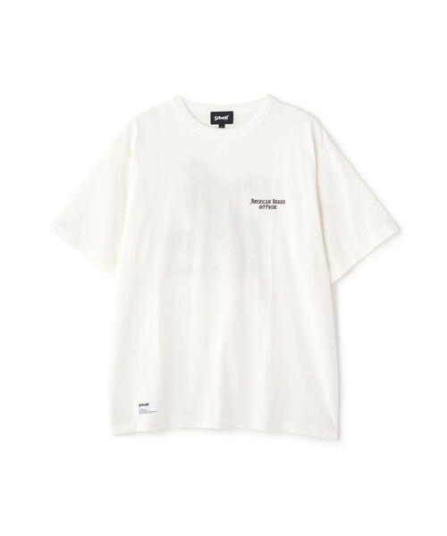 schott（ショット）の「Schott/ショット/EMB. TIGER T-SHIRT/刺繍 タイガーTシャツ（Tシャツ/カットソー・メンズ・ブラック/ホワイト・M/L/2XL/XL）」の4枚目の写真