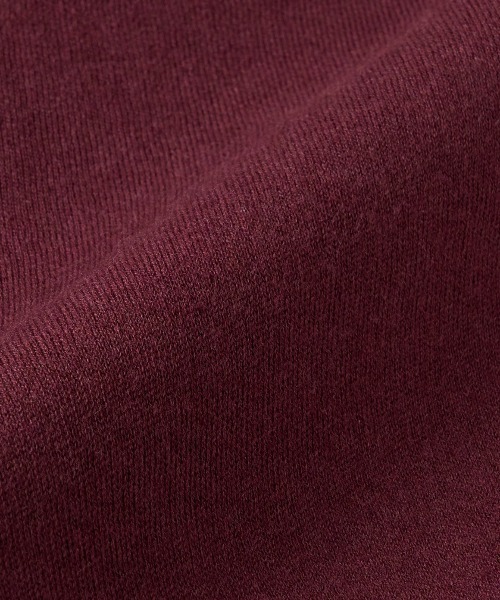 three dots(スリードッツ)の「コットンメランジ クルーネックカーディガン(カーディガン/ボレロ・レディース・ブラウン系その他/ボルドー/ベージュ系その他・SMALL/MEDIUM)」の9枚目の写真
