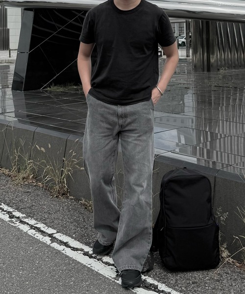 CALLNE（カルネ）の「【CALLNE】Water-repellent Tech Nylon Backpack / 撥水テックナイロンバッグパック（大容量リュック）（バックパック/リュック・メンズ・ブラック・FREE）」の19枚目の写真