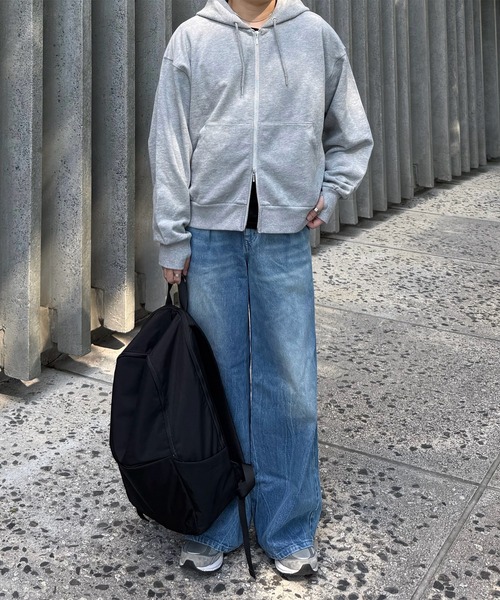 CALLNE（カルネ）の「【CALLNE】Water-repellent Tech Nylon Backpack / 撥水テックナイロンバッグパック（大容量リュック）（バックパック/リュック・メンズ・ブラック・FREE）」の20枚目の写真