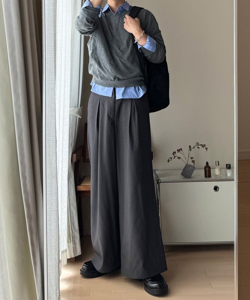 CALLNE（カルネ）の「【CALLNE】Water-repellent Tech Nylon Backpack / 撥水テックナイロンバッグパック（大容量リュック）（バックパック/リュック・メンズ・ブラック・FREE）」の16枚目の写真