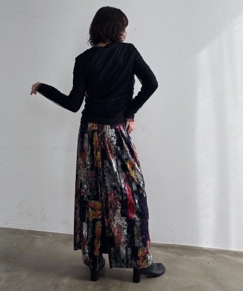 VACANCY(ヴァカンシー)の「リブトップスセット/シャーリングシアートップス(Tシャツ/カットソー・レディース・ホワイト/グレー/ブラック・FREE)」の12枚目の写真