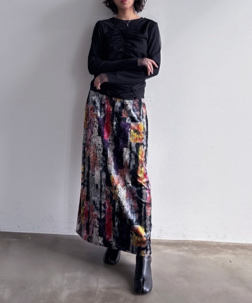 VACANCY(ヴァカンシー)の「リブトップスセット/シャーリングシアートップス(Tシャツ/カットソー・レディース・ホワイト/グレー/ブラック・FREE)」の10枚目の写真