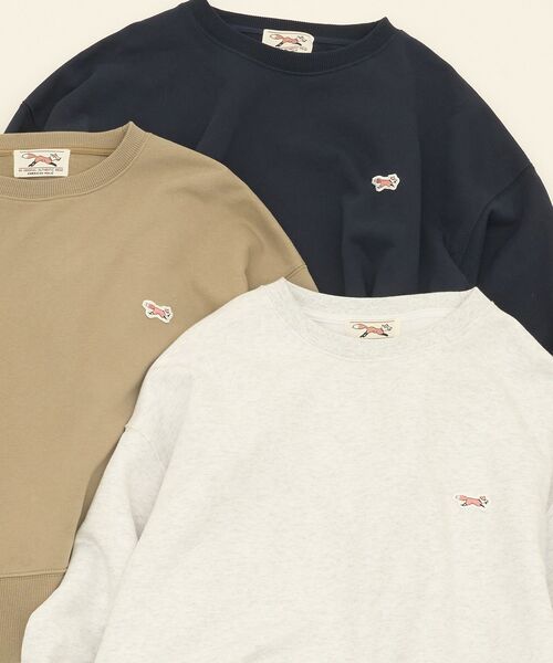 AMERICAN HOLIC(アメリカンホリック)の「PENNEY'S スウェットプルオーバー(スウェット・レディース・カーキ/杢グレー/ネイビー・M/L)」の4枚目の写真