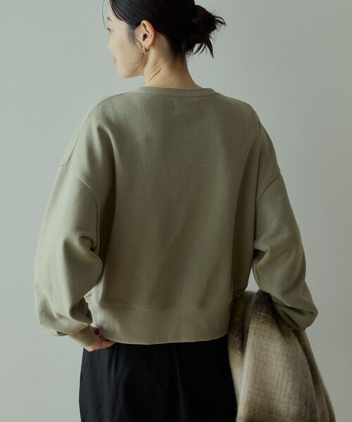 AMERICAN HOLIC(アメリカンホリック)の「PENNEY'S スウェットプルオーバー(スウェット・レディース・カーキ/杢グレー/ネイビー・M/L)」の8枚目の写真