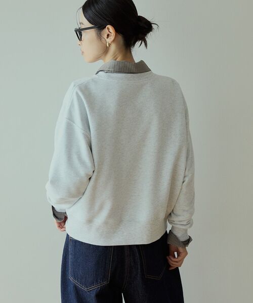 AMERICAN HOLIC(アメリカンホリック)の「PENNEY'S スウェットプルオーバー(スウェット・レディース・カーキ/杢グレー/ネイビー・M/L)」の12枚目の写真