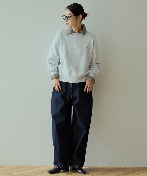 AMERICAN HOLIC(アメリカンホリック)の「PENNEY'S スウェットプルオーバー(スウェット・レディース・カーキ/杢グレー/ネイビー・M/L)」の13枚目の写真