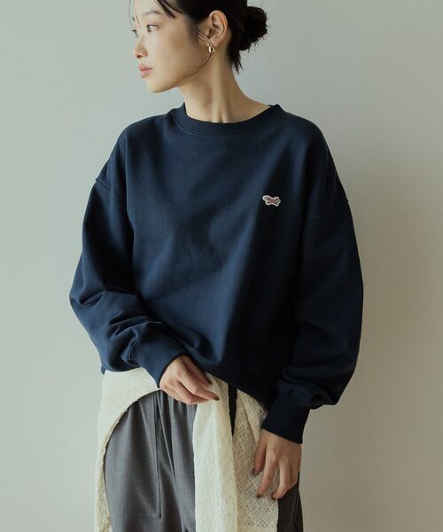 AMERICAN HOLIC(アメリカンホリック)の「PENNEY'S スウェットプルオーバー(スウェット・レディース・カーキ/杢グレー/ネイビー・M/L)」の16枚目の写真