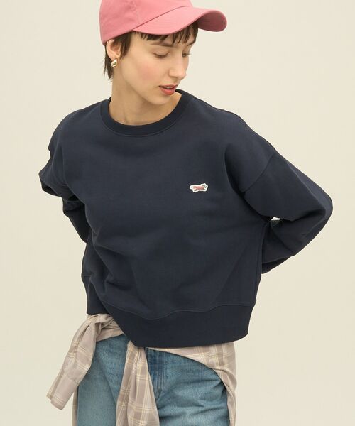 AMERICAN HOLIC(アメリカンホリック)の「PENNEY'S スウェットプルオーバー(スウェット・レディース・カーキ/杢グレー/ネイビー・M/L)」の21枚目の写真