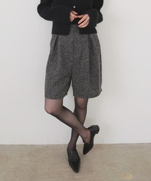 LIAN | ツイードタックハーフパンツ(その他パンツ)