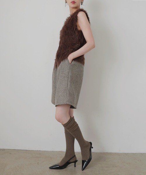 LIAN（リアン）の「ツイードタックハーフパンツ（その他パンツ・レディース・ブラック/ブラウン/グレー/アイボリー・FREE）」の20枚目の写真