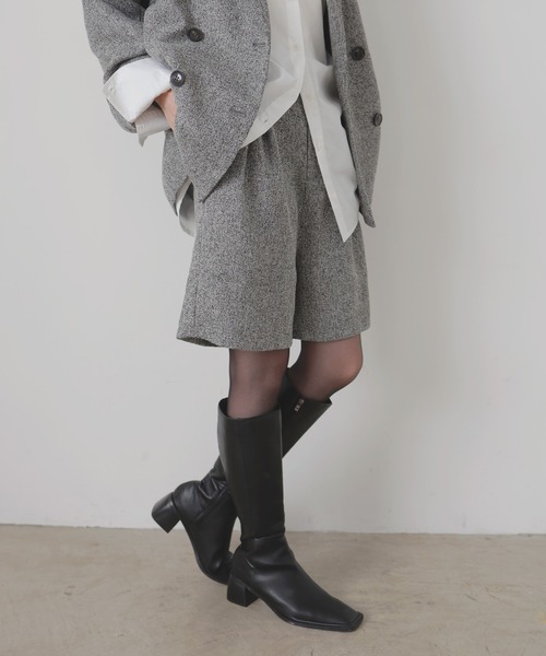 LIAN（リアン）の「ツイードタックハーフパンツ（その他パンツ・レディース・ブラック/ブラウン/グレー/アイボリー・FREE）」の10枚目の写真