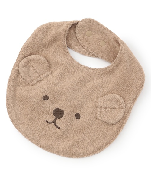 petit main(プティマイン)の「【防水】アニマルスタイ(スタイ/よだれかけ・キッズ・ブルーグレー/アイボリー/ブラウン・F)」の6枚目の写真