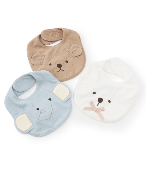 petit main(プティマイン)の「【防水】アニマルスタイ(スタイ/よだれかけ・キッズ・ブルーグレー/アイボリー/ブラウン・F)」の11枚目の写真