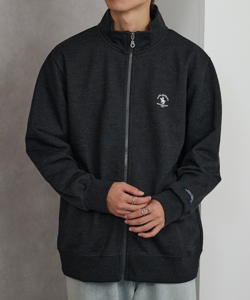 Santa Barbara Polo & Racquet Club（サンタ・バーバラ・ポロ & ラケット・クラブ）の「【SANTA BARBARA】T/C裏毛 ワッペンジャケット（その他アウター・メンズ・グレー/チャコールグレー/ネイビー/ブラック・L/LL/M）」の7枚目の写真
