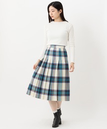 O'NEIL OF DUBLIN オニールオブダブリン オールラウンド プリーツスカート 73cm
