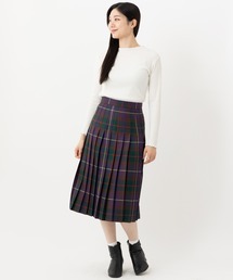 O'NEIL OF DUBLIN オニールオブダブリン オールラウンド プリーツスカート 73cm