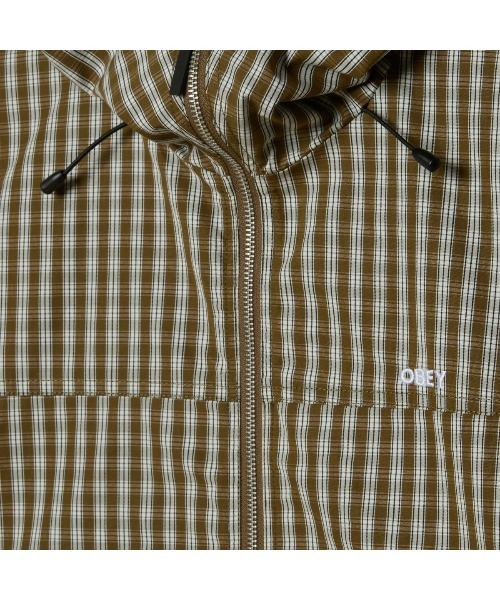 OBEY（オベイ）の「OBEY VISTA JACKET（オベイ ビスタ ジャケット）（ナイロンジャケット・メンズ・ブラウン系・LARGE/X-LARGE/SMALL/MEDIUM）」の3枚目の写真